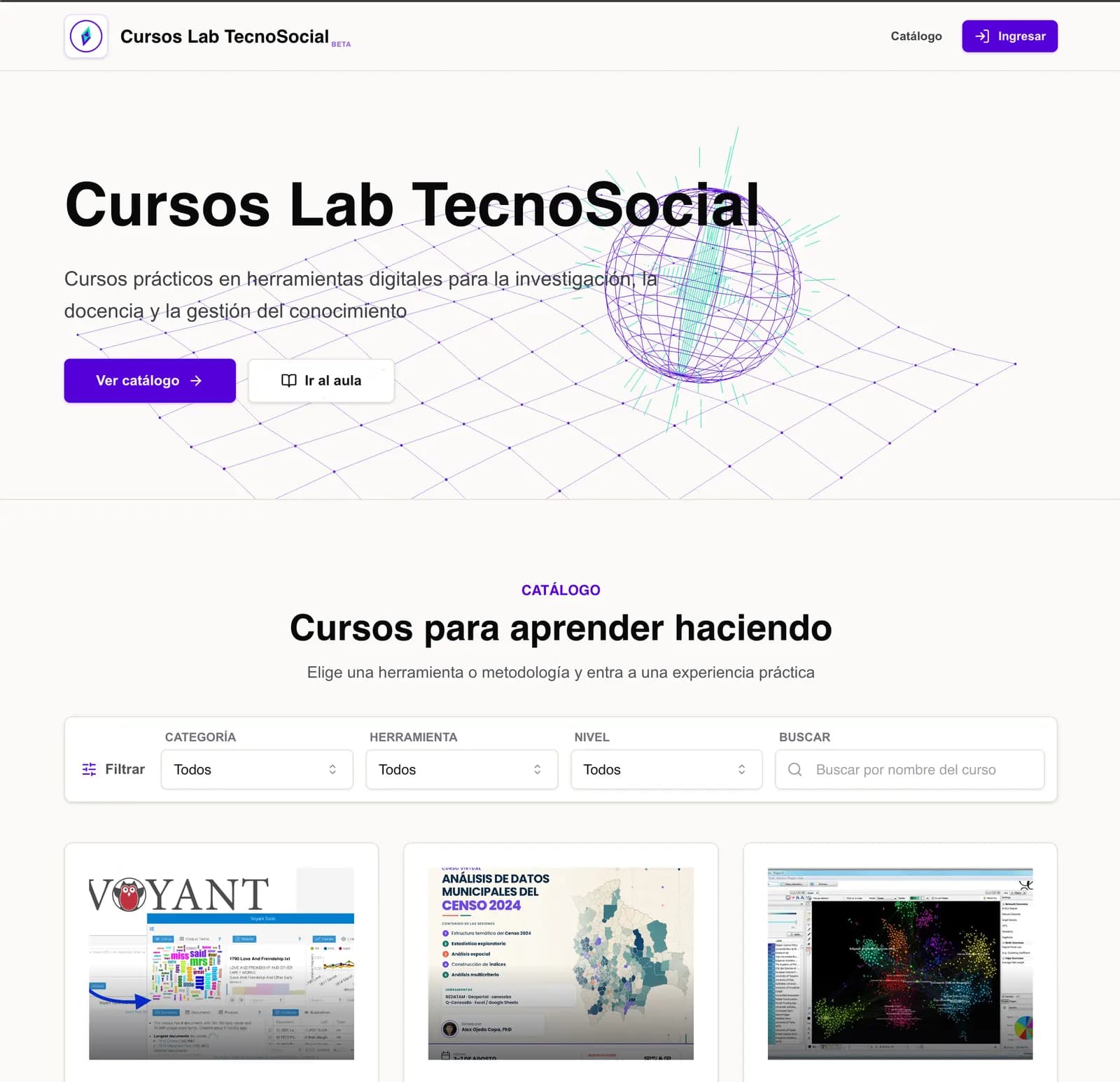 Captura 1 de Cursos Lab