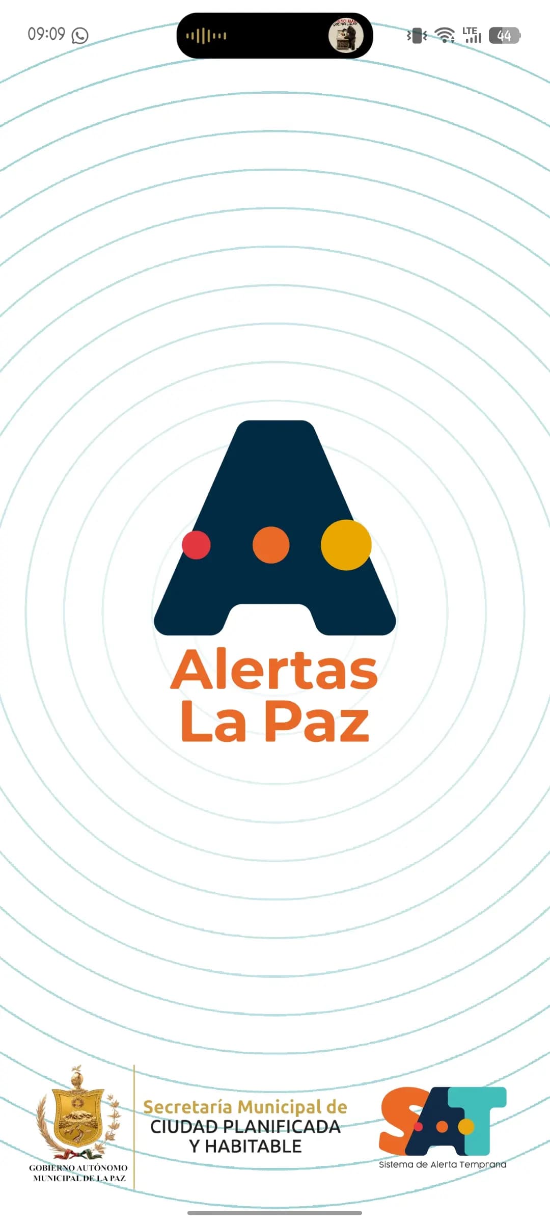 Captura 1 de ALERTAS LA PAZ