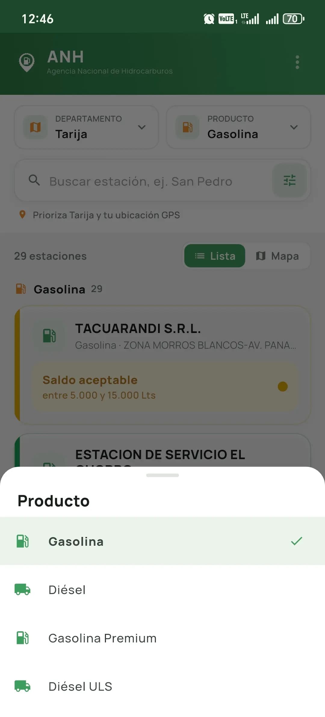 Captura 1 de ANH Abastecimiento