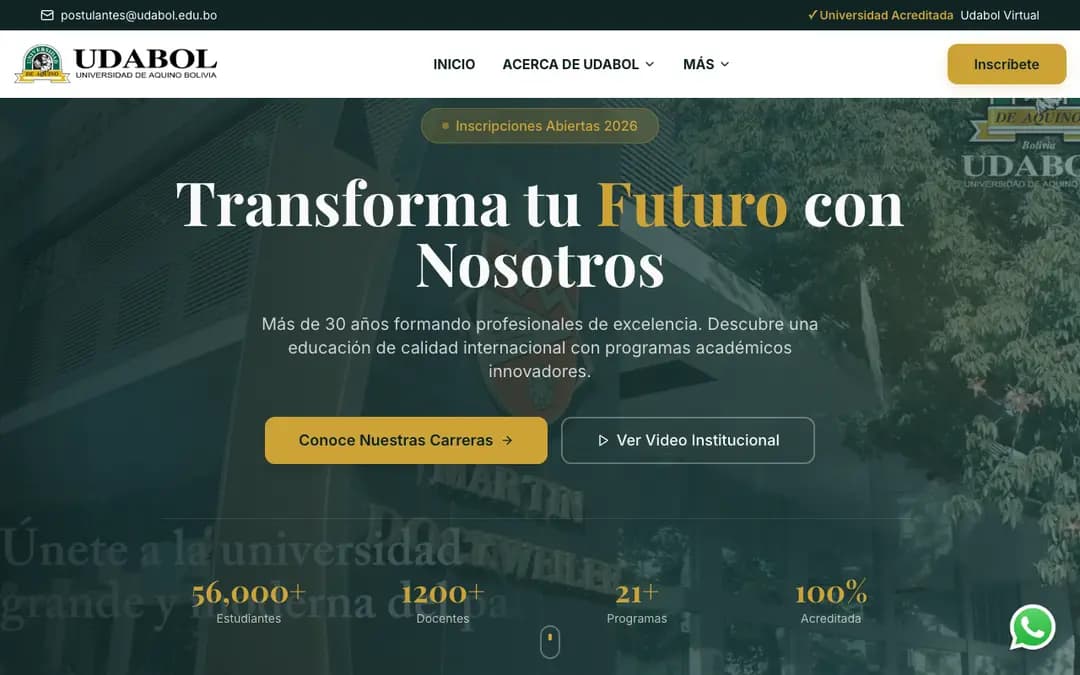 Captura 1 de App UDABOL
