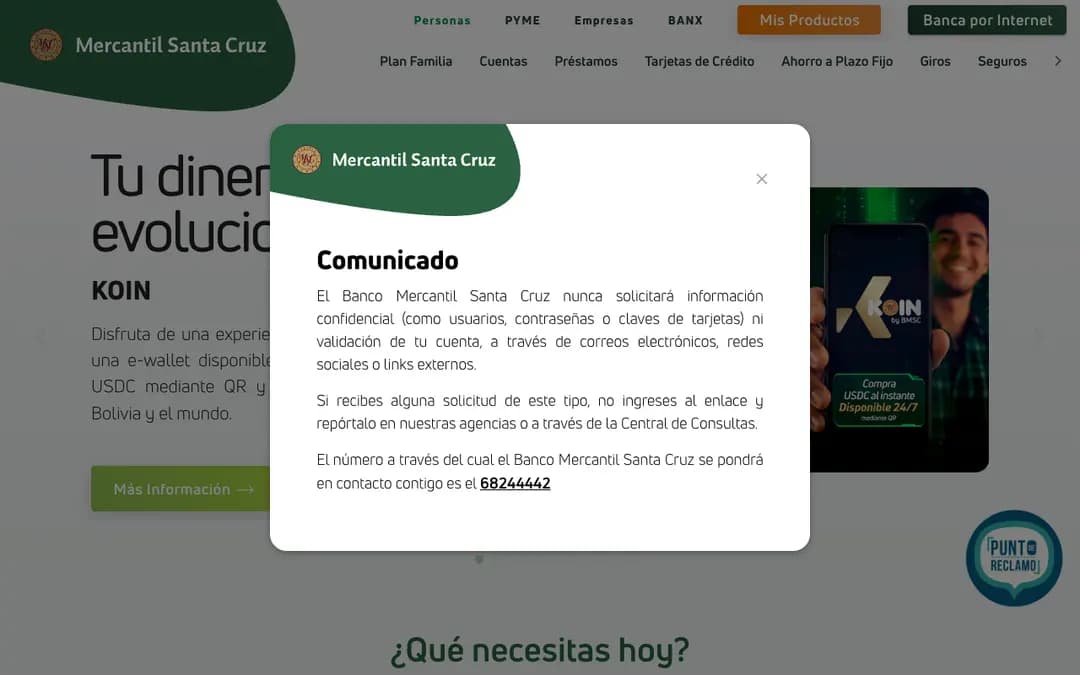 Captura 1 de BMSC Móvil