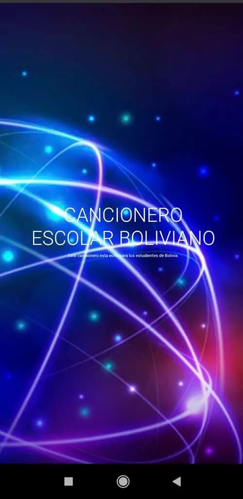 Captura 1 de Cancionero escolar boliviano