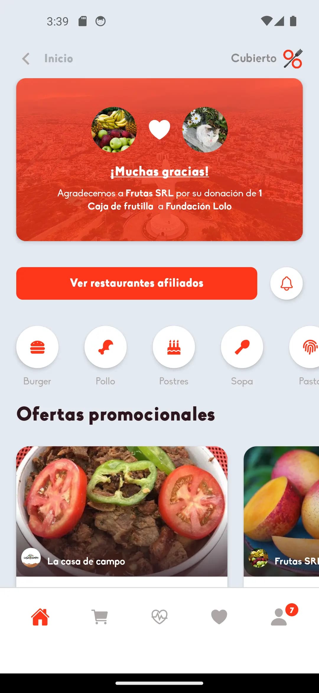 Captura 1 de Cubierto