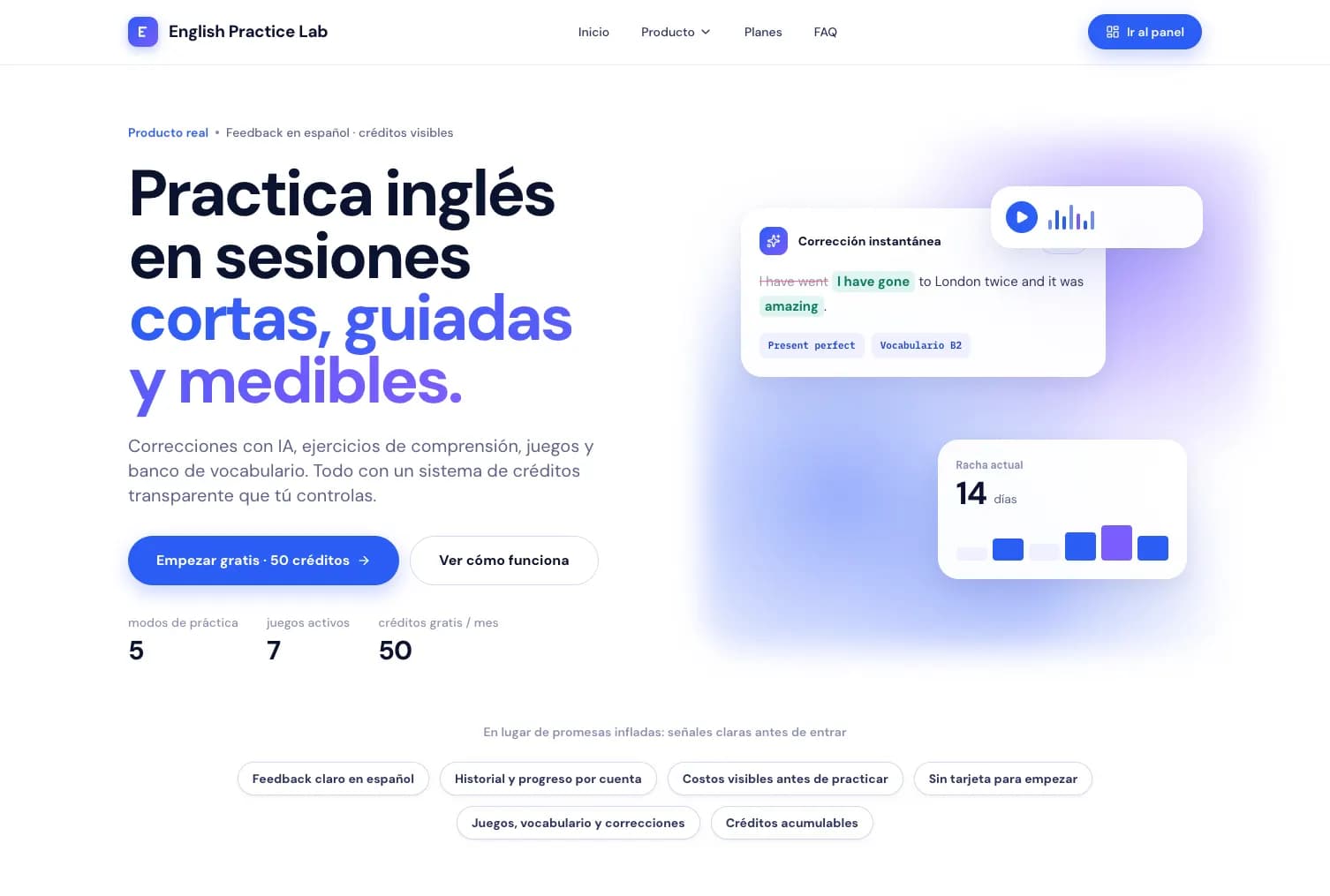 Captura 1 de English Practice Lab