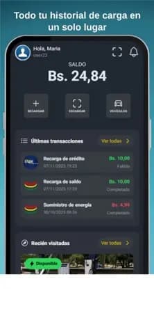 Captura 1 de EVCarga BOLIVIA