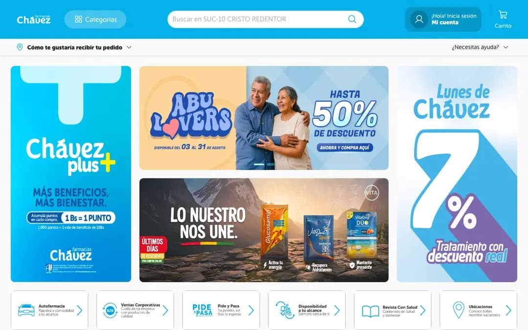 Captura 1 de Farmacias Chávez (app)