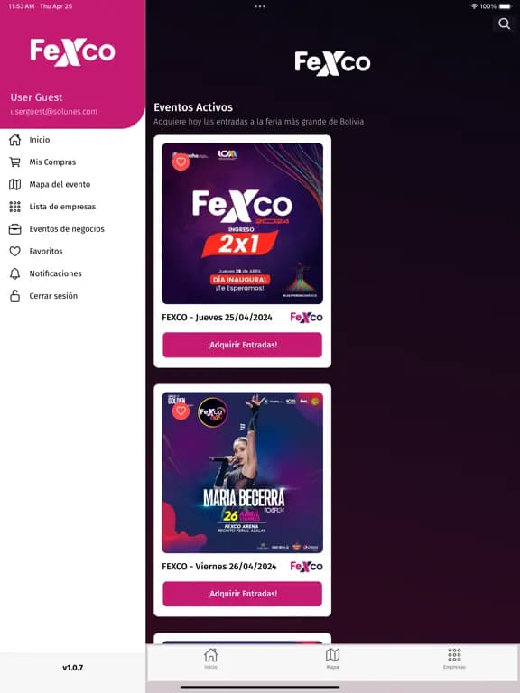 Captura 1 de Fexco 2026