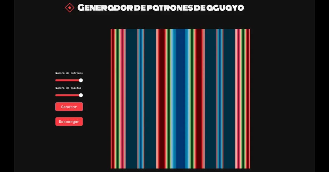 Captura 1 de Generador de patrones de aguayo