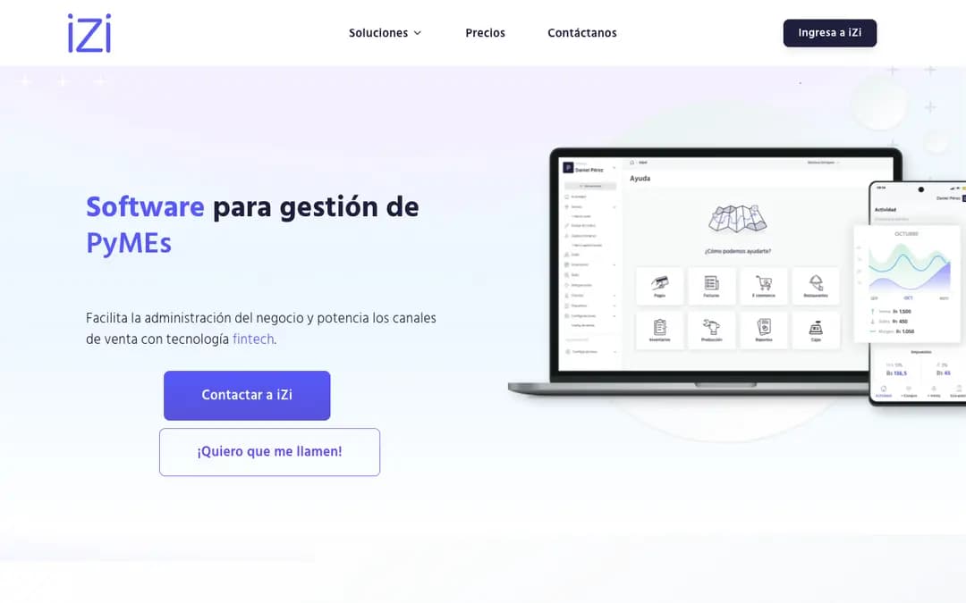 Captura 1 de iZi Soluciones Digitales