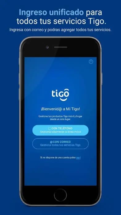 Captura 1 de Mi Tigo (Antes Tigo Shop)