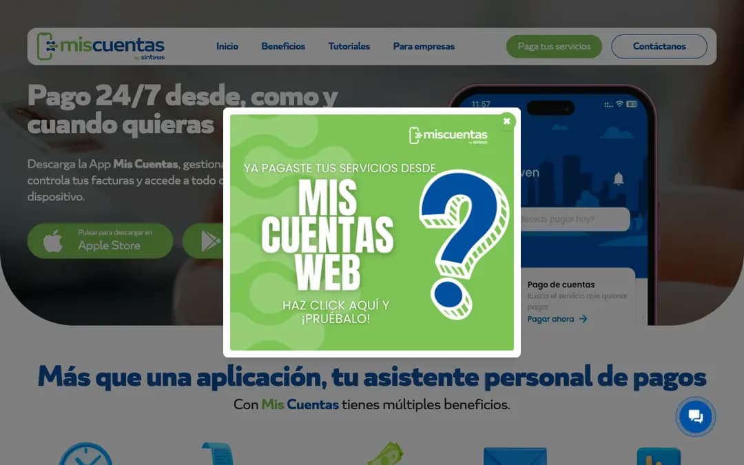 Captura 1 de Mis Cuentas