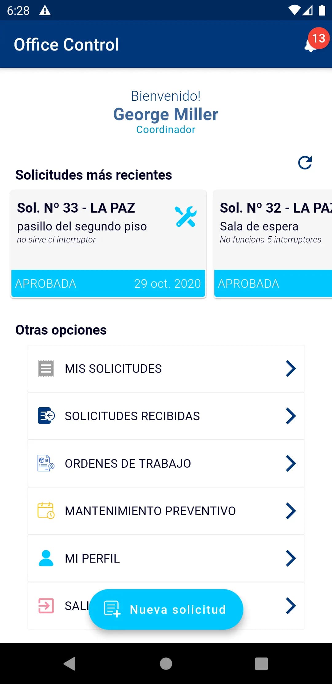 Captura 1 de Office Control Tigo