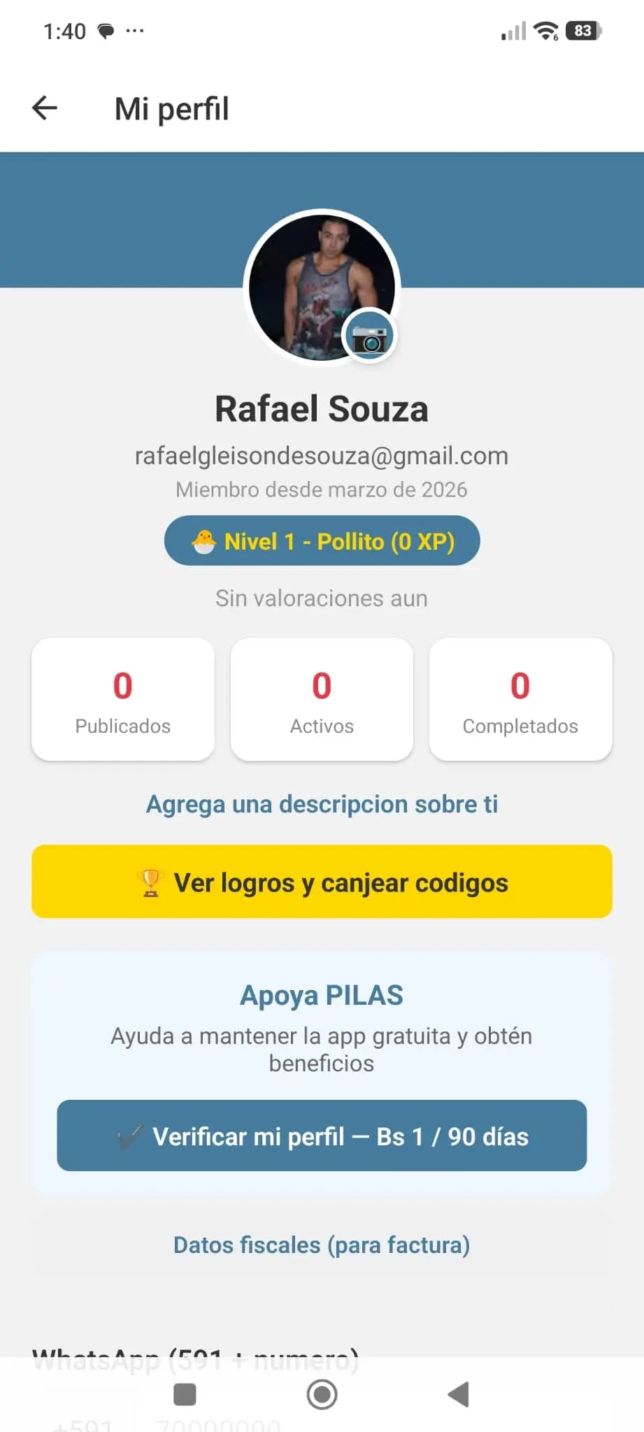 Captura 1 de PILAS - Clasificados Bolivia