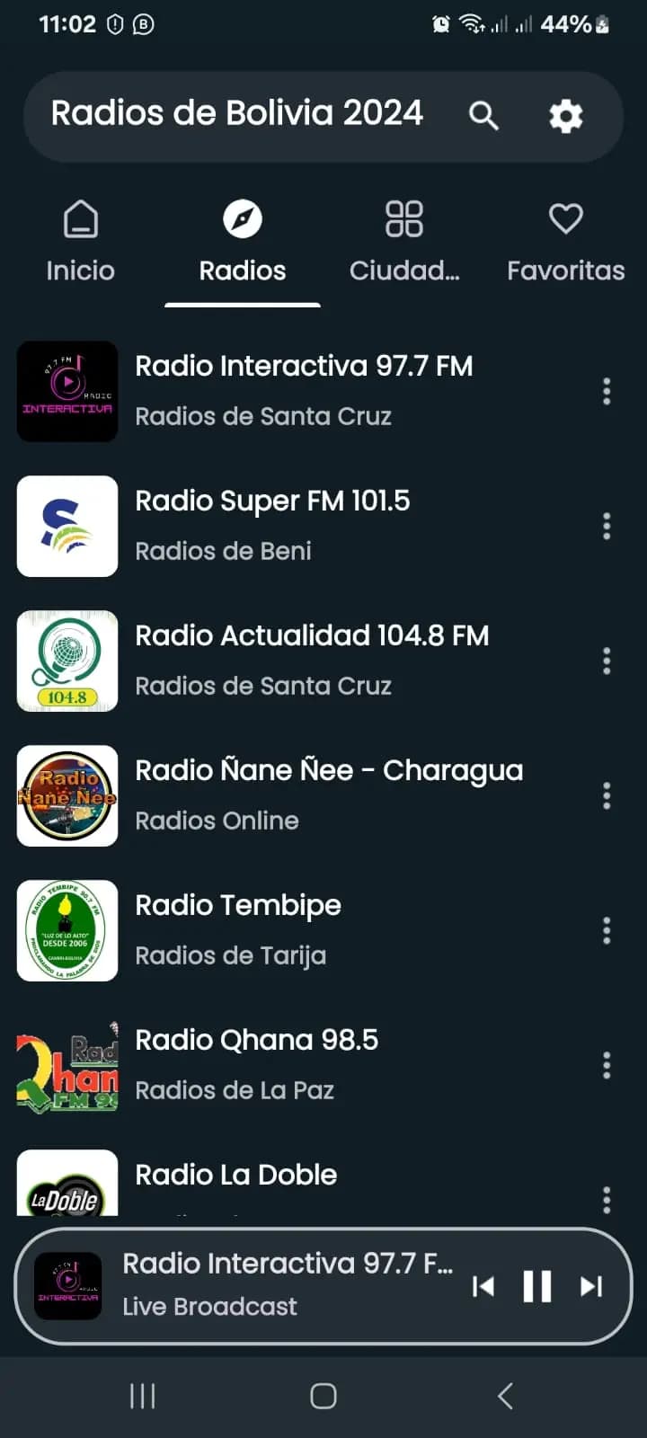 Captura 1 de Radios Online Bolivia 2026