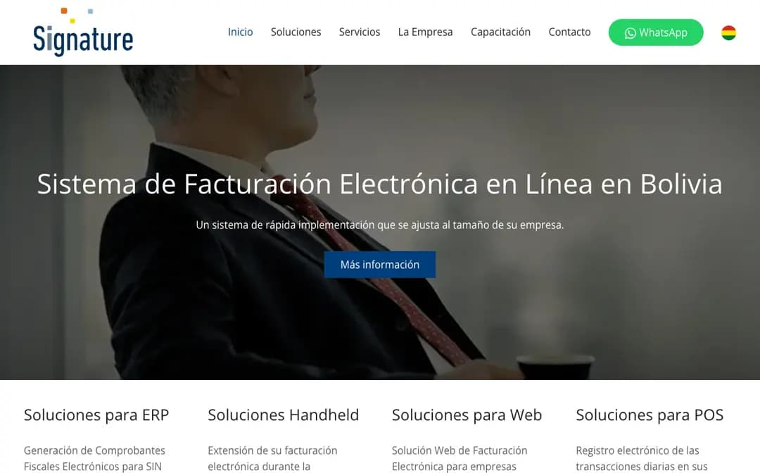 Captura 1 de Signature Bolivia