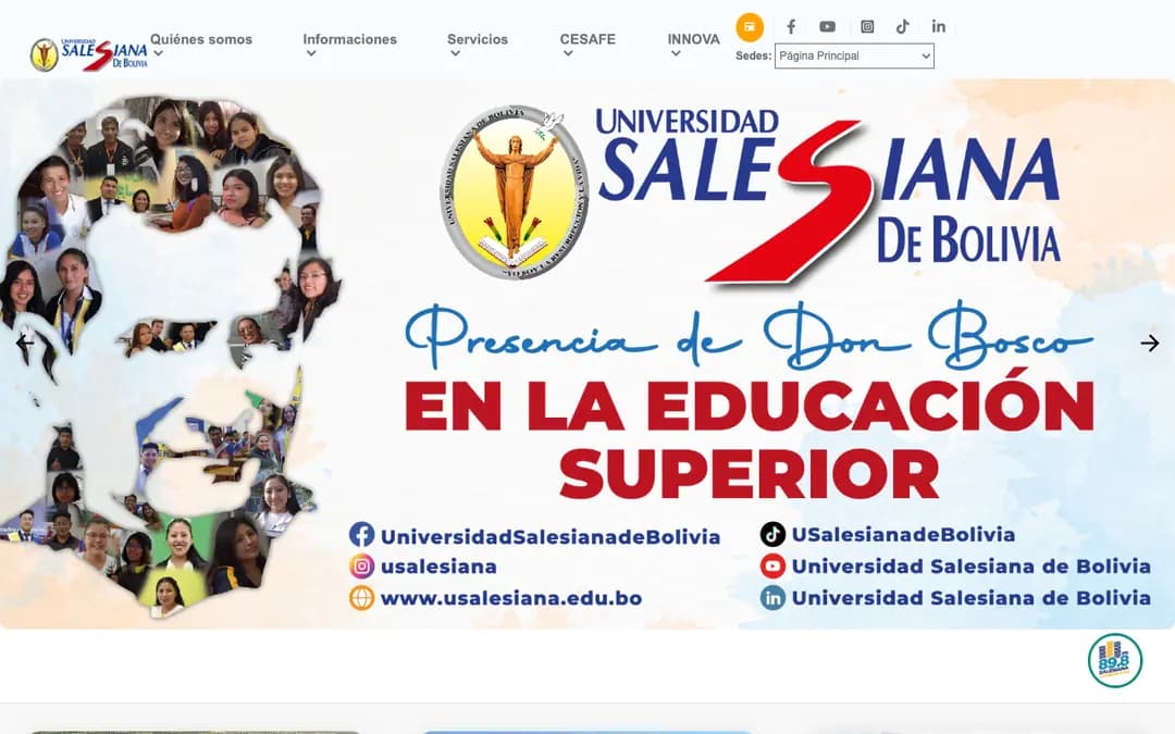 Captura 1 de Universidad Salesiana Bolivia (App)