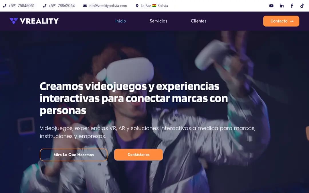 Captura 1 de VReality (experiencias interactivas)