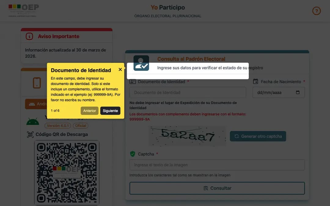 Captura 1 de Yo Participo