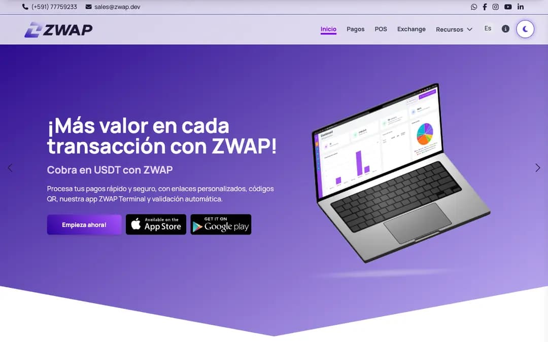 Captura 1 de Zwap